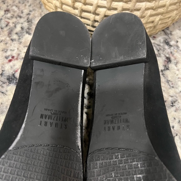 Stuart Weitzman black flat with caged toe 8N - Picture 6 of 10